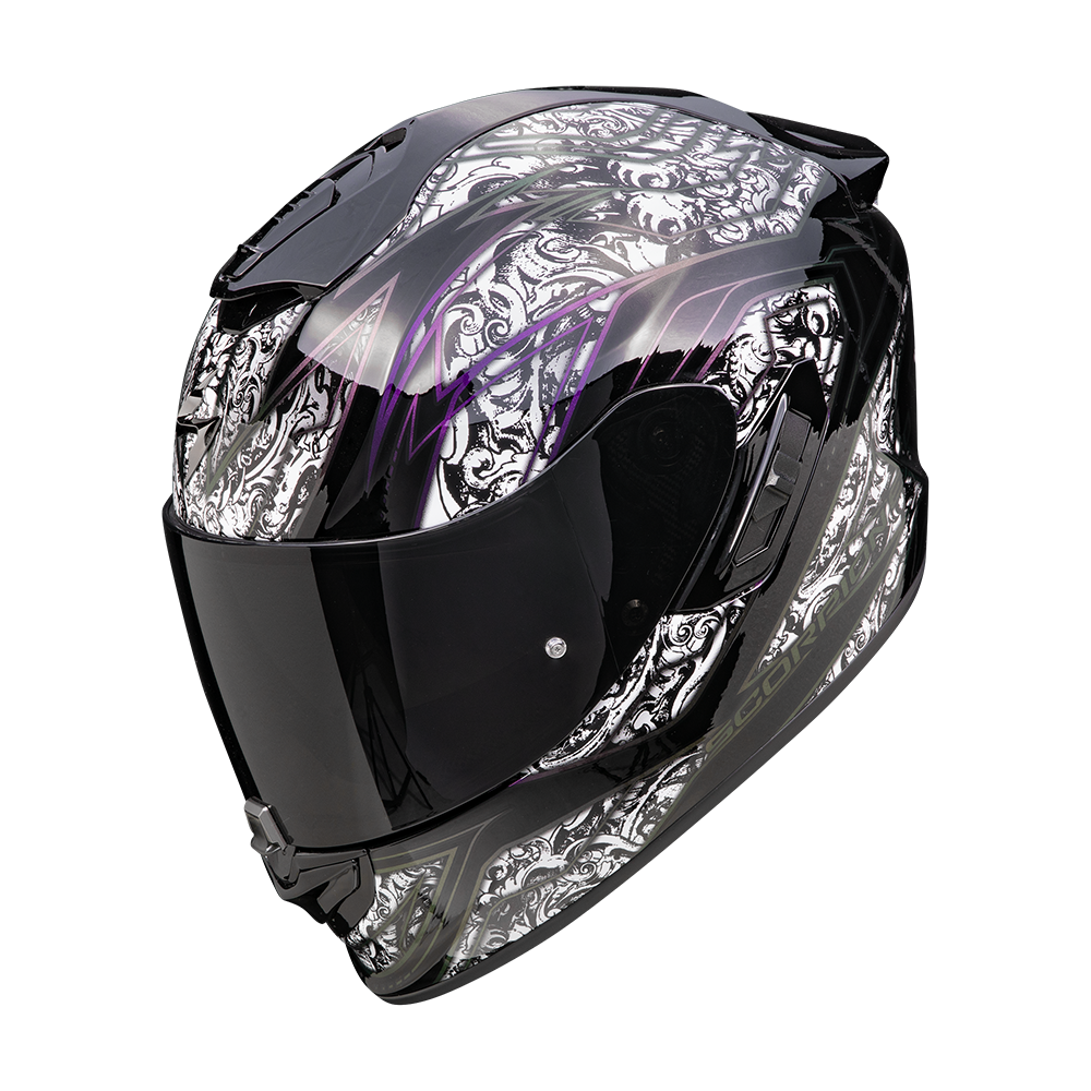 [140-059-55-02] Scorpion  Exo-1400 Evo Air Fantasy Black-White (XS)