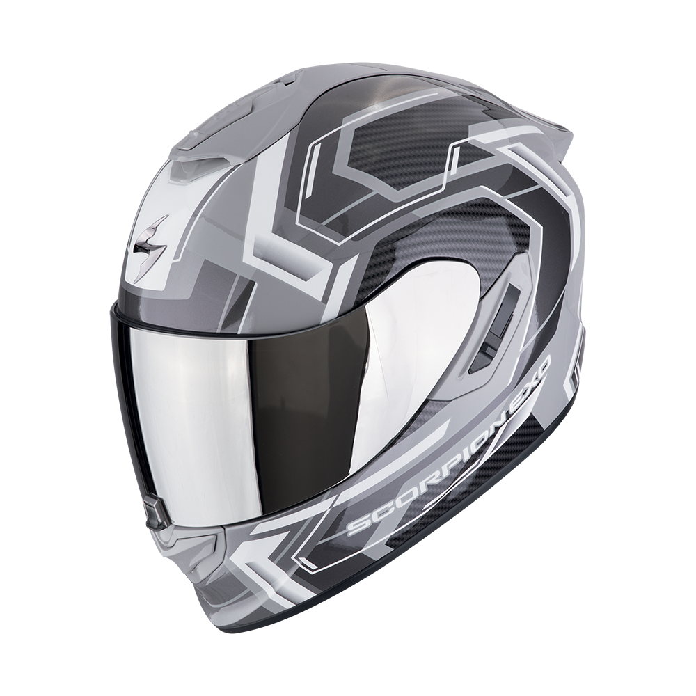 [140-489-57-02] Scorpion  Exo-1400 Evo Air Linart Grey-White (XS)