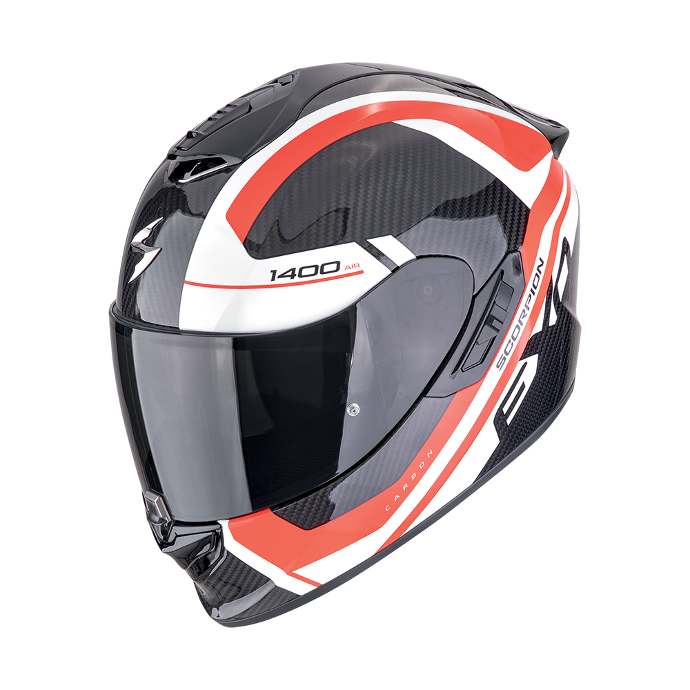 [140-484-101-02] Scorpion  Exo-1400 Evo Carbon Air Enko Black-Red-White (XS)