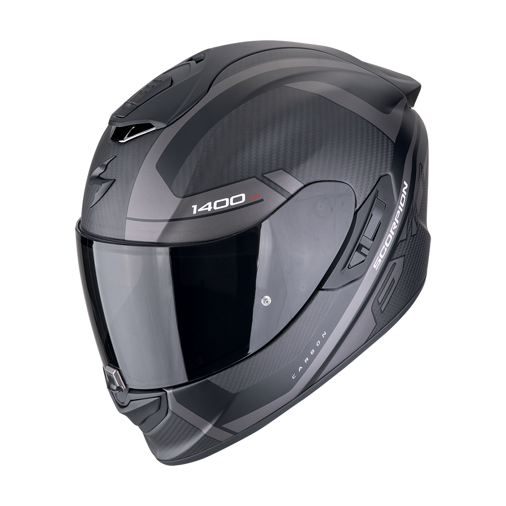 [140-484-159-02] Scorpion  Exo-1400 Evo Carbon Air Enko Matt Black-Silver (XS)