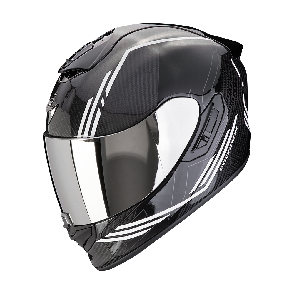 [140-432-55-02] Scorpion  Exo-1400 Evo Carbon Air Reika Black-White (XS)