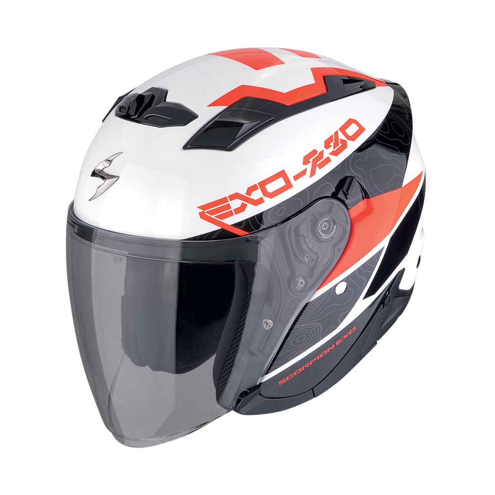 [23-481-164-02] Scorpion  Exo-230 Band White-black-red (XS)