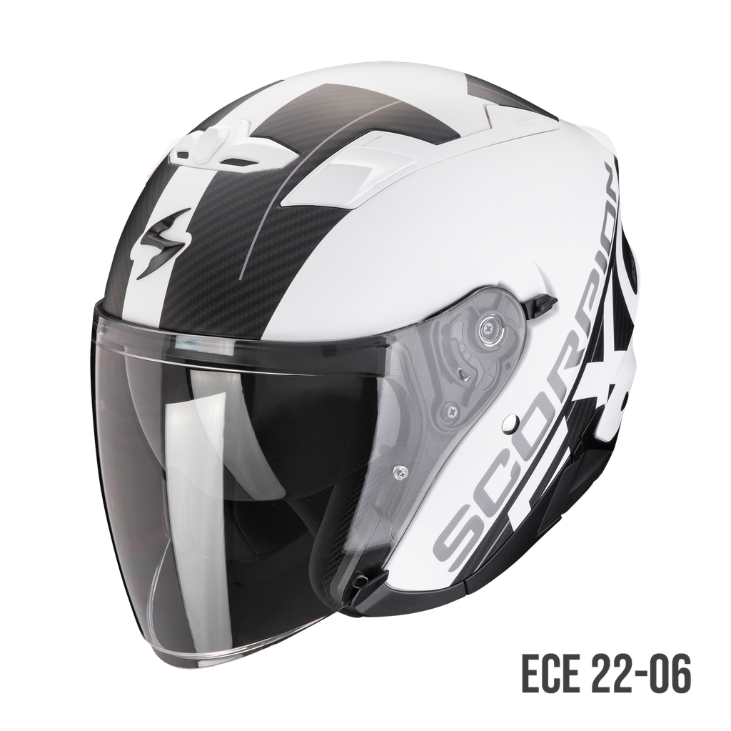 [23-461-201-02] Scorpion  Exo-230 Qr Matt White-Black (XS)