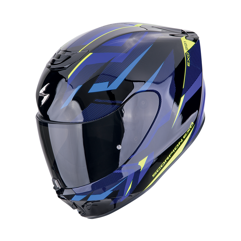 [139-474-66-02] Scorpion Exo-391 Aaxo Black-Blue (XS)