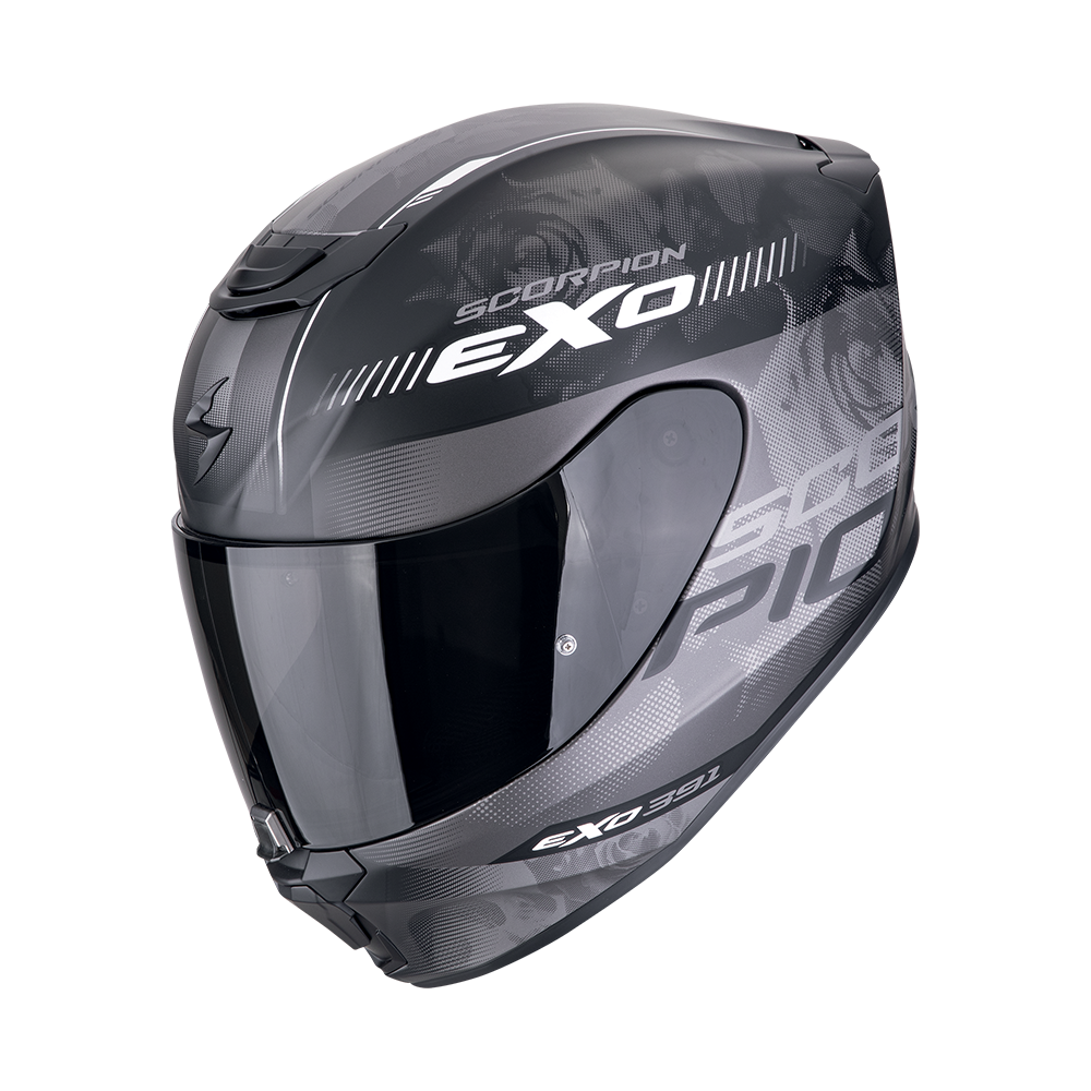 Scorpion Exo-391 Ava Matt Black-Silver