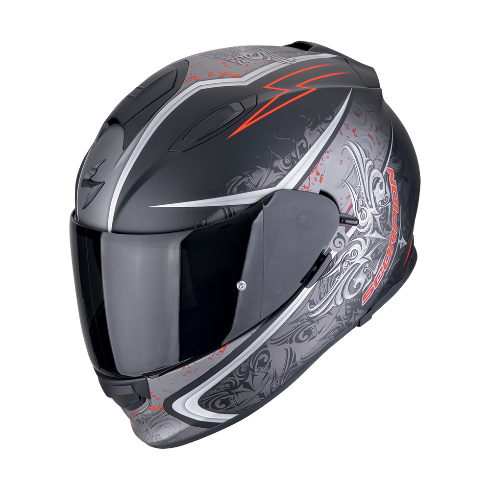 Scorpion Exo-491 Run Matt black-Red