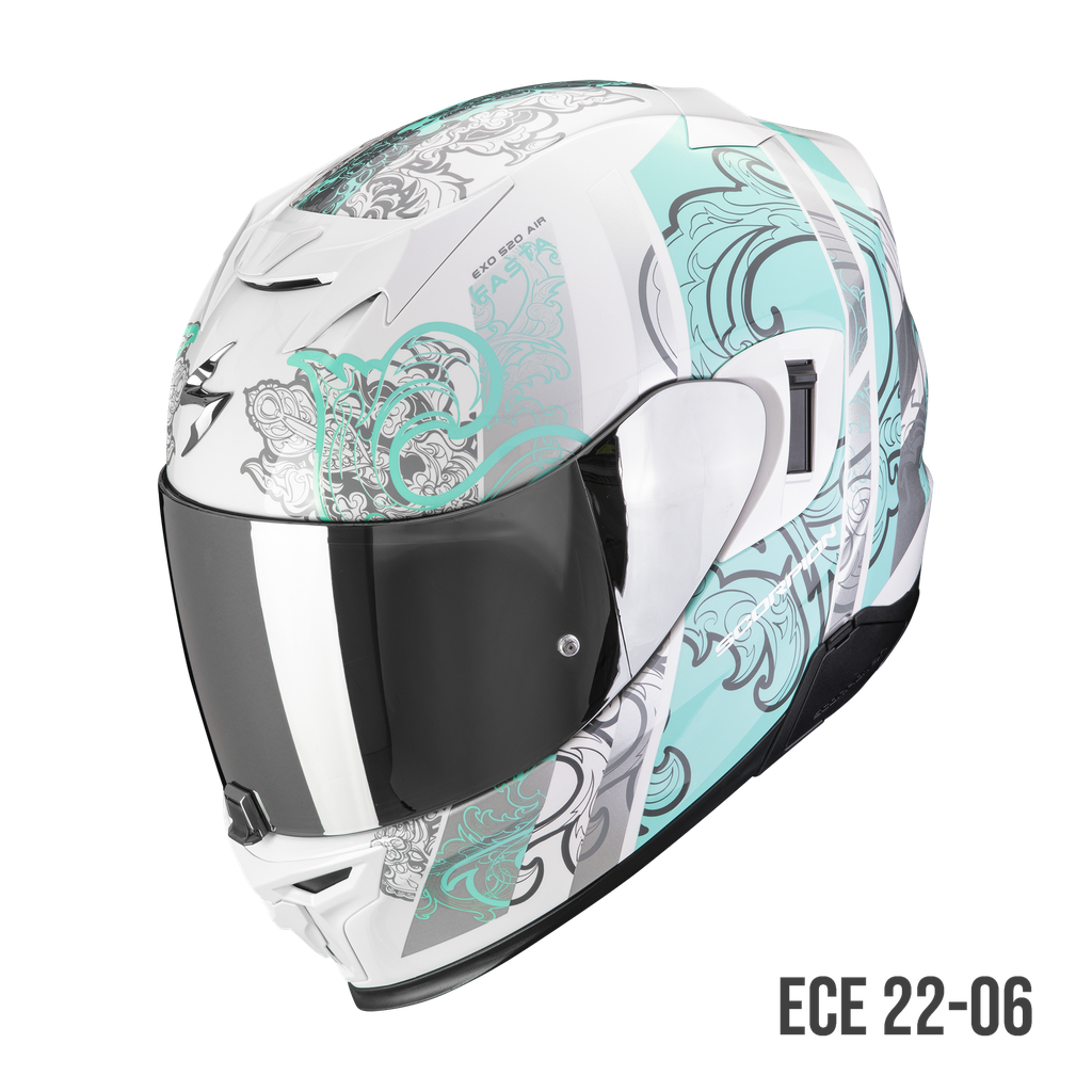Scorpion  Exo-520 Evo Air Fasta White-Light blue