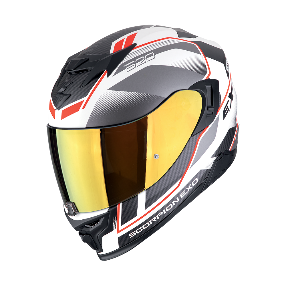 [172-499-310-02] Scorpion  Exo-520 Evo Air Lena Matt white-Silver-Red (XS)