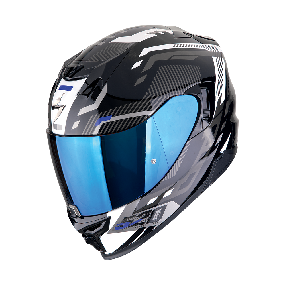 [172-494-116-02] Scorpion  Exo-520 Evo Air Ranka Black-White-Blue (XS)