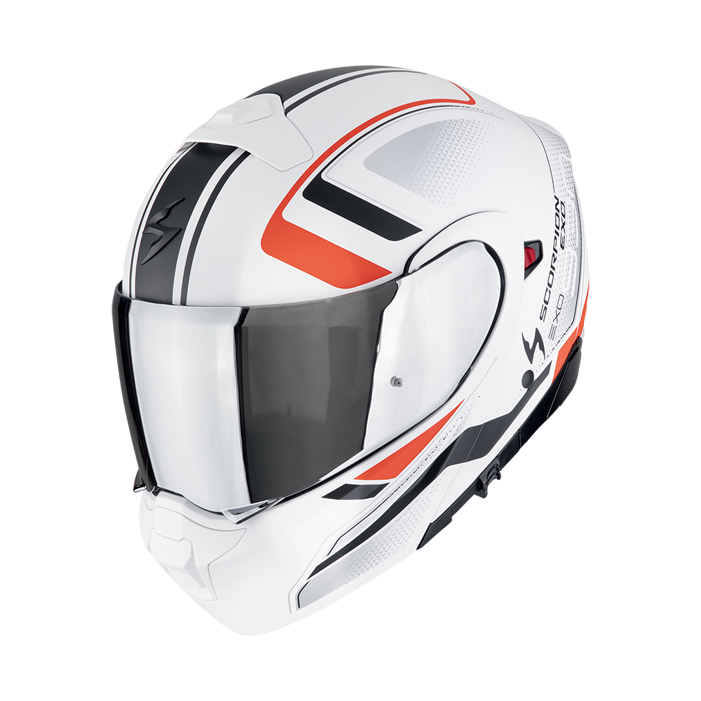 [194-501-292-02] Scorpion Exo-930 Evo Ardens Matt White-Black-Red (XS)