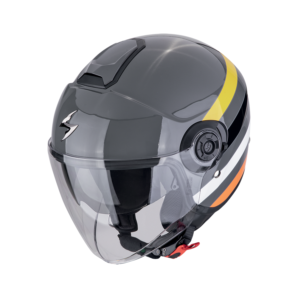 [183-423-350-02] Scorpion  Exo-City Ii Bee Grey-Yellow-Black (XS)