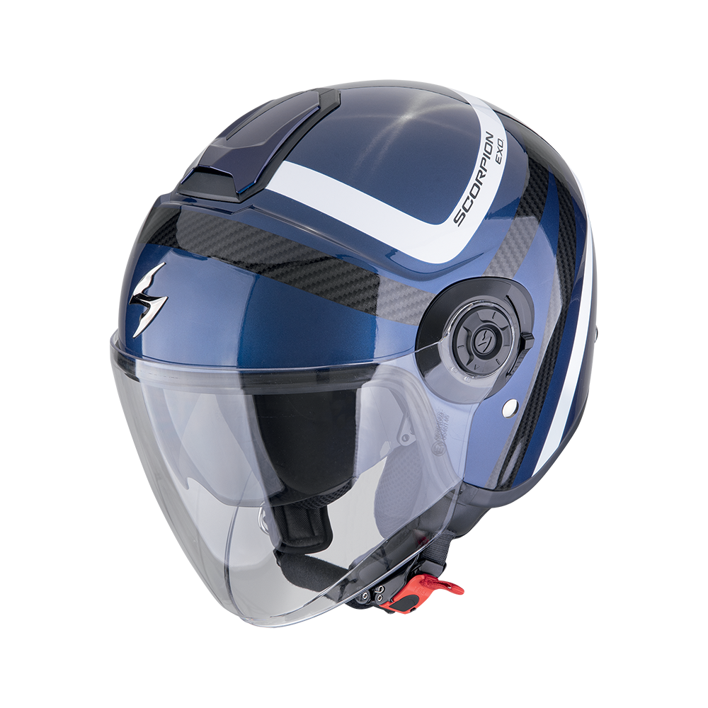 [183-488-358-02] Scorpion Exo-City Ii Riva Blue-Black (XS)