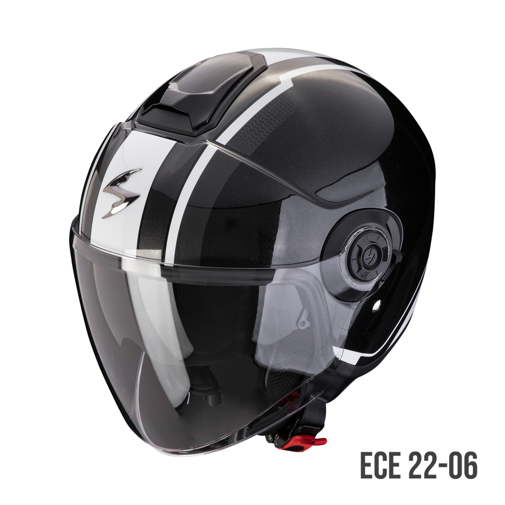 [183-460-294-02] Scorpion  Exo-City Ii Vel Metal Black-White (XS)