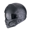Scorpion Exo-Combat Ii Spiderweb Matt Black-Silver
