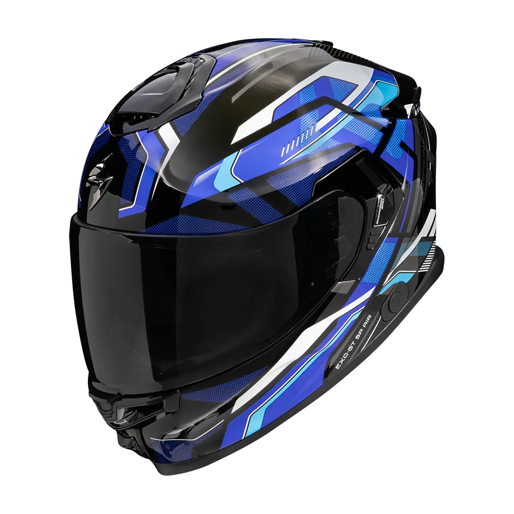 [150-465-340-02] Scorpion  Exo-Gt Air Agusta Black-Grey-Blue (XS)