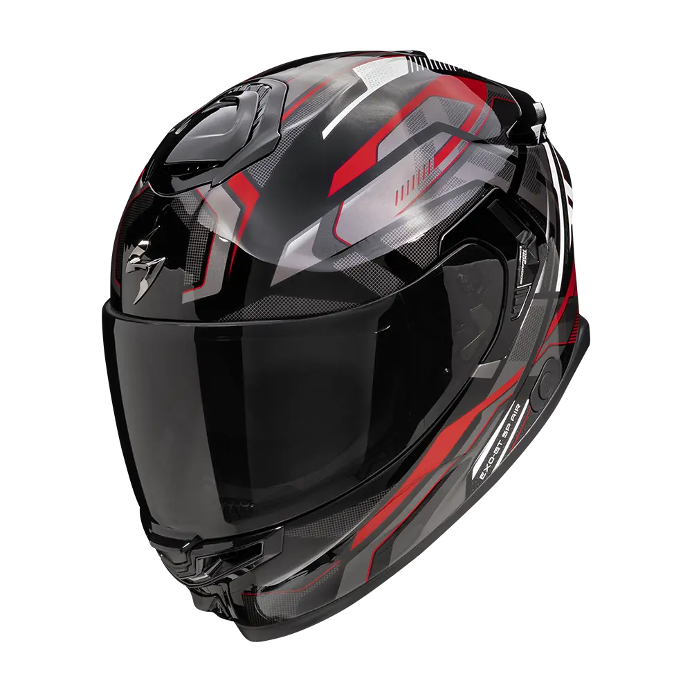 [150-465-339-02] Scorpion  Exo-Gt Air Agusta Black-Grey-Red (XS)