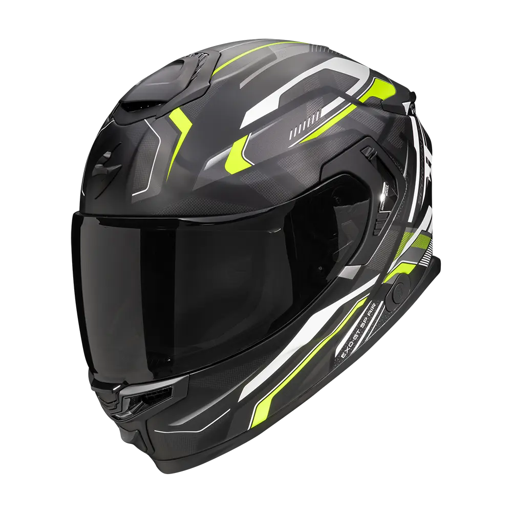 [150-465-342-02] Scorpion  Exo-Gt Air Agusta Matt Black-Grey- Neon Yellow (XS)