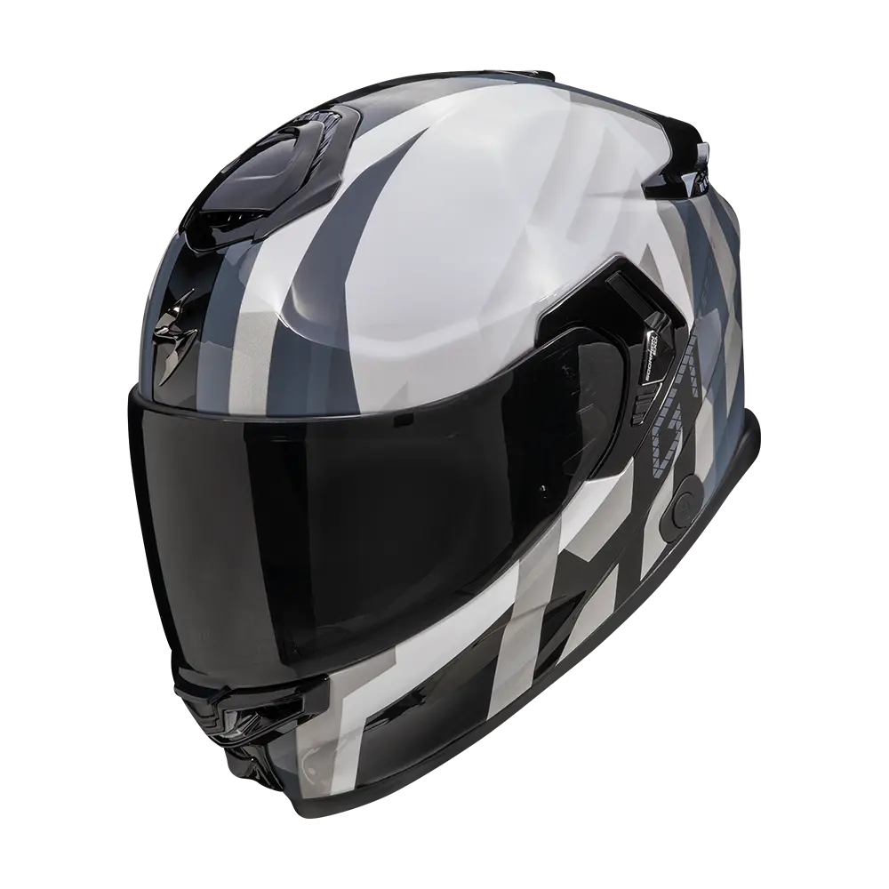 [150-467-281-02] Scorpion  Exo-Gt Sp Air Touradven Pearl White-Silver (XS)