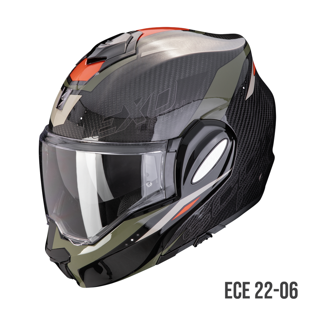 [118-433-69-02] Scorpion  Exo-Tech Evo Carbon Rover Black-Green (XS)