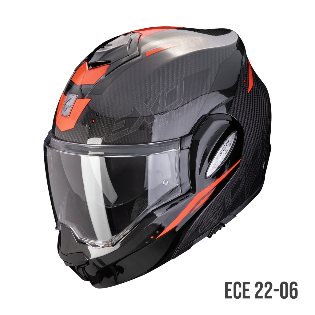 [118-433-24-02] Scorpion  Exo-Tech Evo Carbon Rover Black-Red (XS)