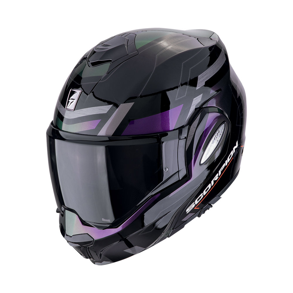 [118-487-38-02] Scorpion Exo-Tech Evo Conquer Black-Chameleon (XS)