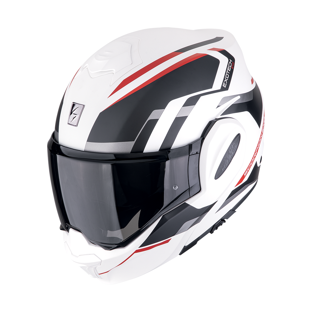 [118-210-292-02] Scorpion  Exo-Tech Evo Furio Matt white-Black-Red (XS)
