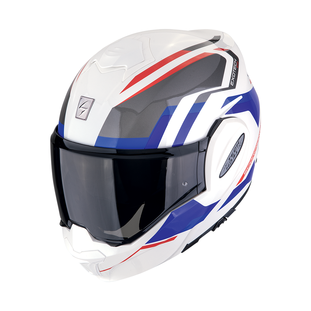 [118-210-359-02] Scorpion Exo-Tech Evo Furio White-Red-Blue (XS)