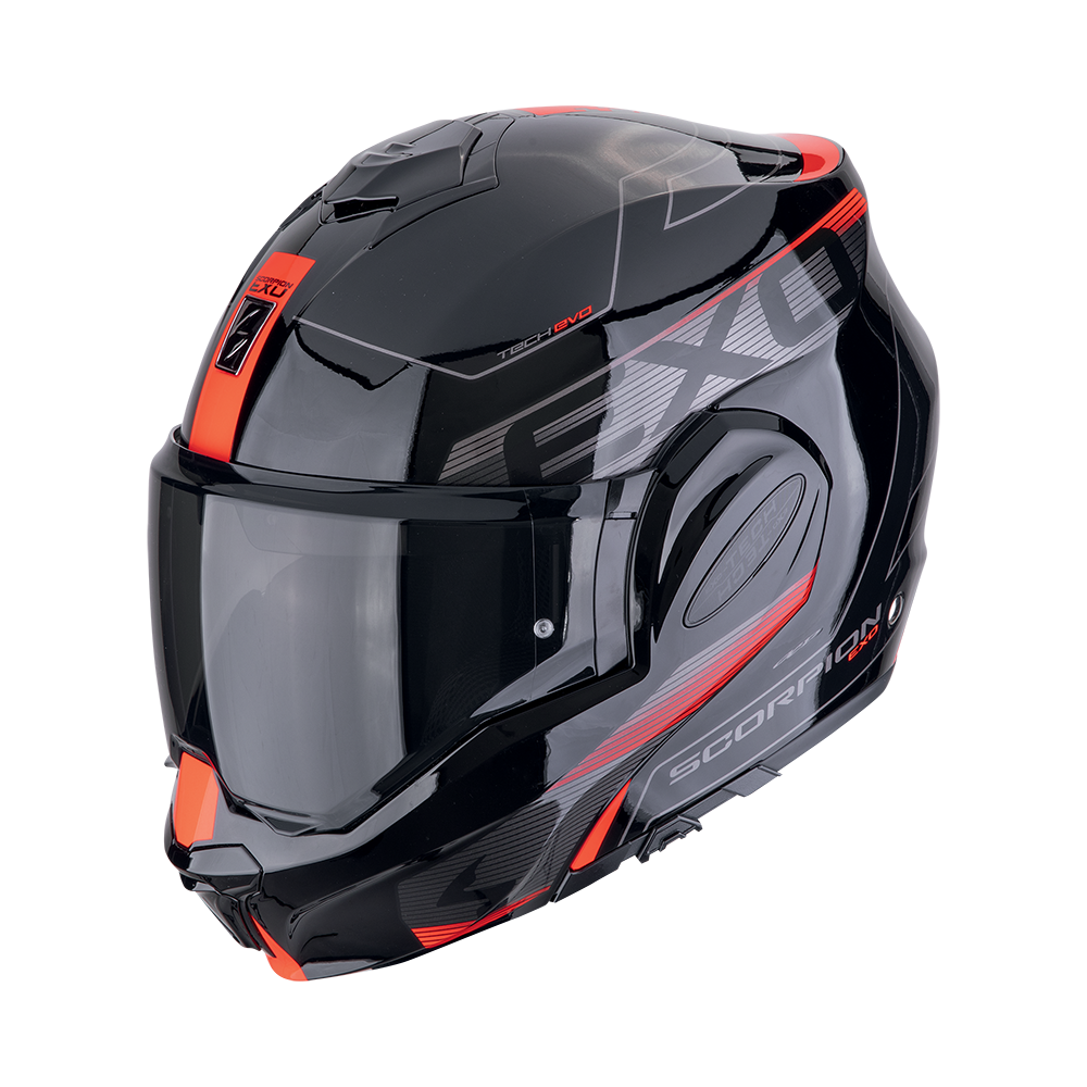 [118-478-24-02] Scorpion Exo-Tech Evo Traveller Black-Red (XS)