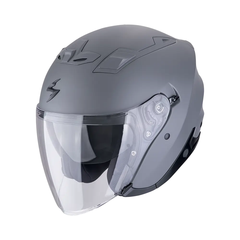 [123-100-228-02] Scorpion Exo-Z1 Solid Matt Cement Grey (XS)