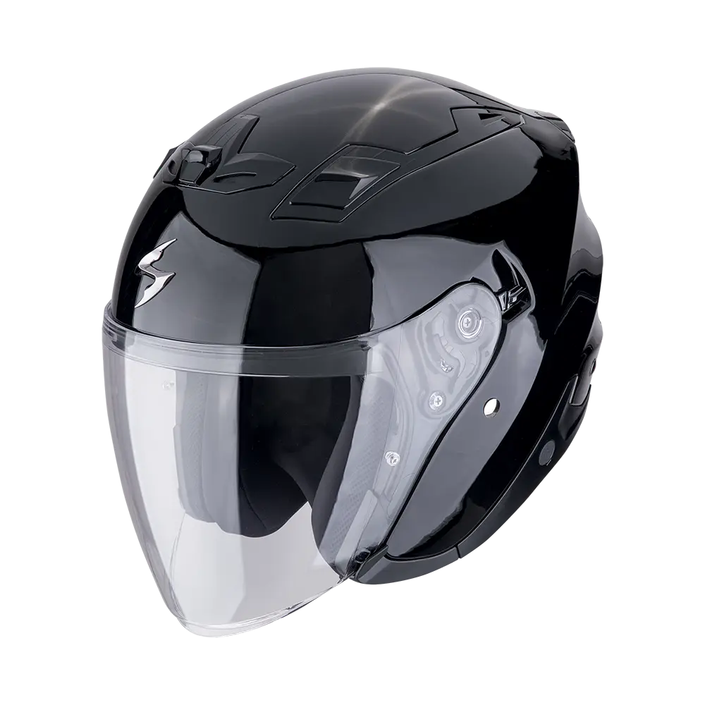 [123-100-14-02] Scorpion Exo-Z1 Solid Metallic Black (XS)