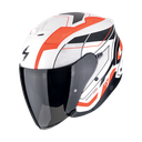 Scorpion Exo-Z1 Vue Matt White-Red-Black