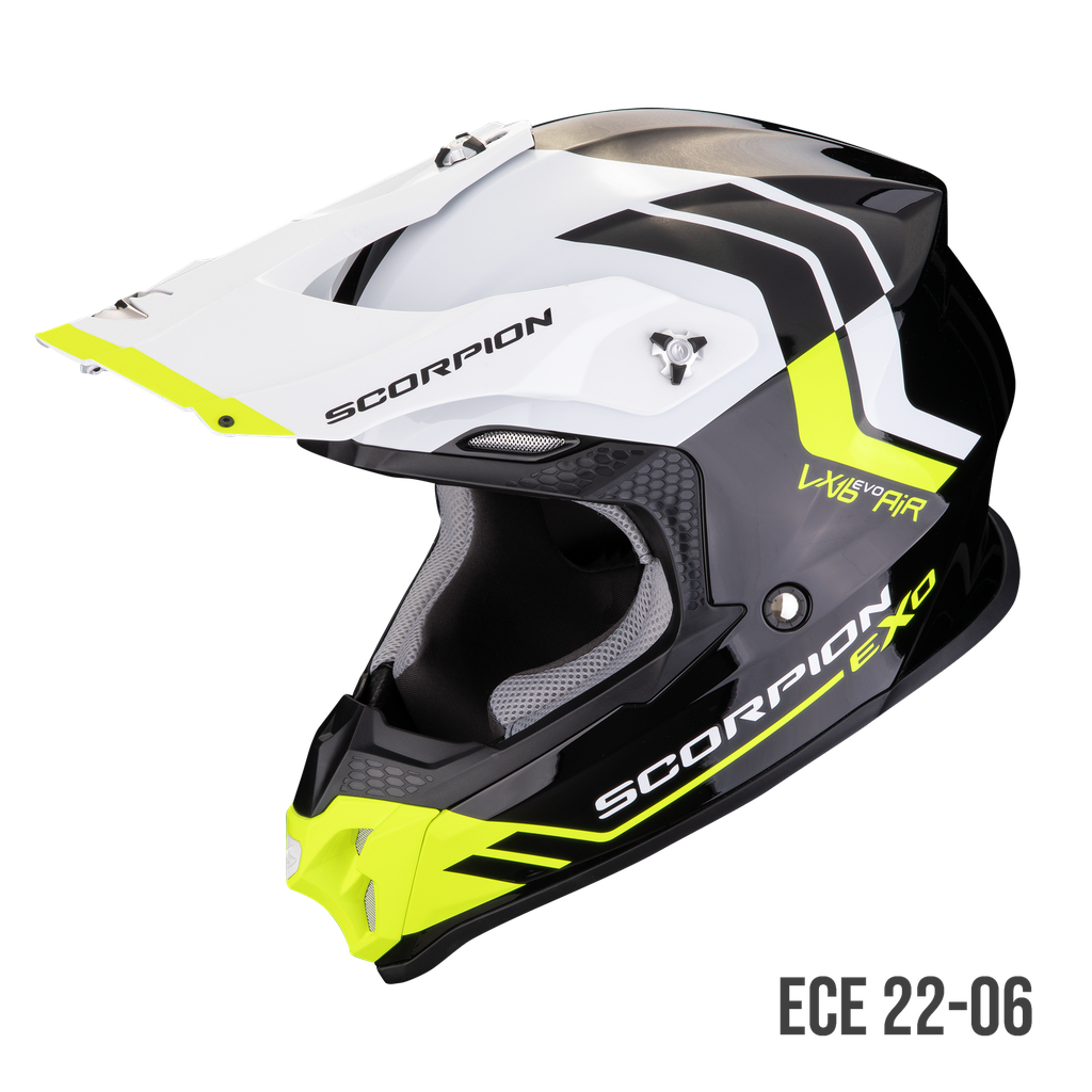 [146-430-141-02] Scorpion  Vx-16 Evo Air Fusion Black-Neon Yellow (XS)