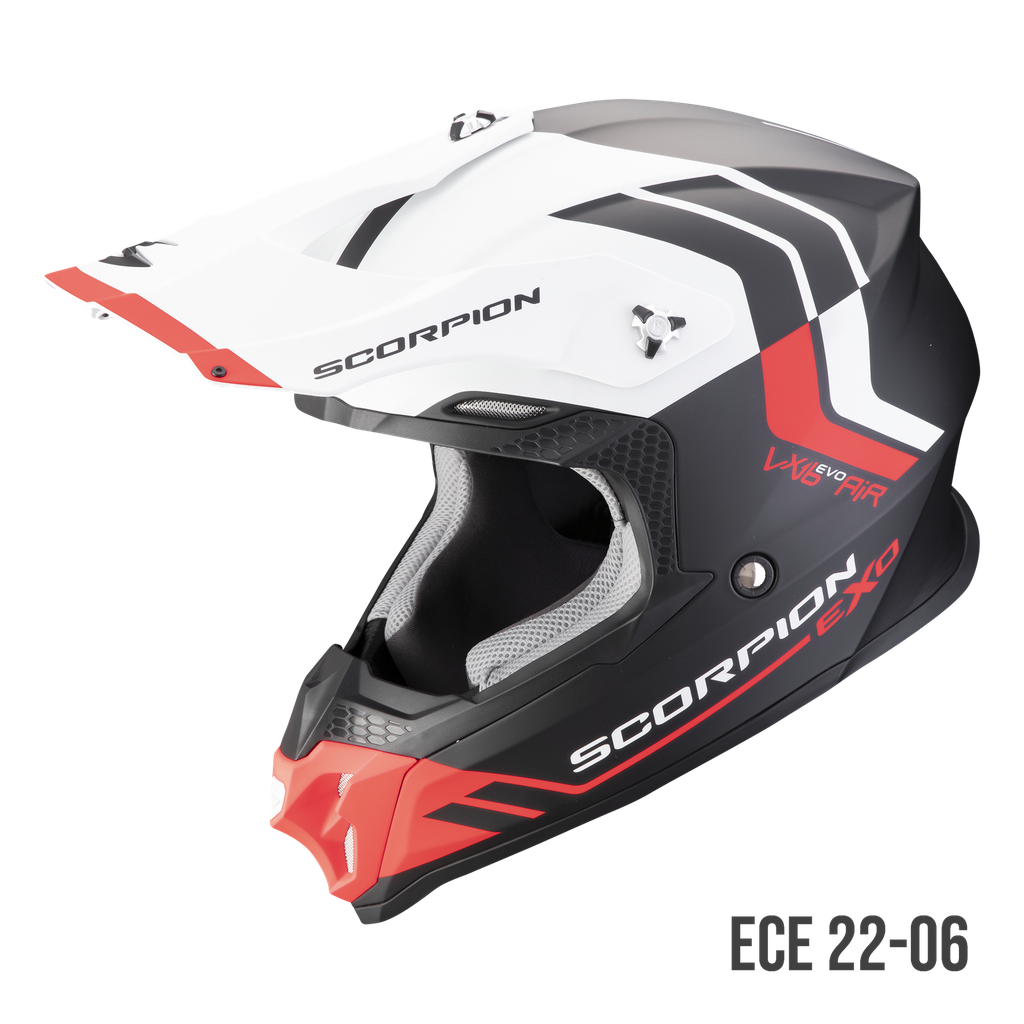 [146-430-24-02] Scorpion  Vx-16 Evo Air Fusion Matt Black-Red (XS)