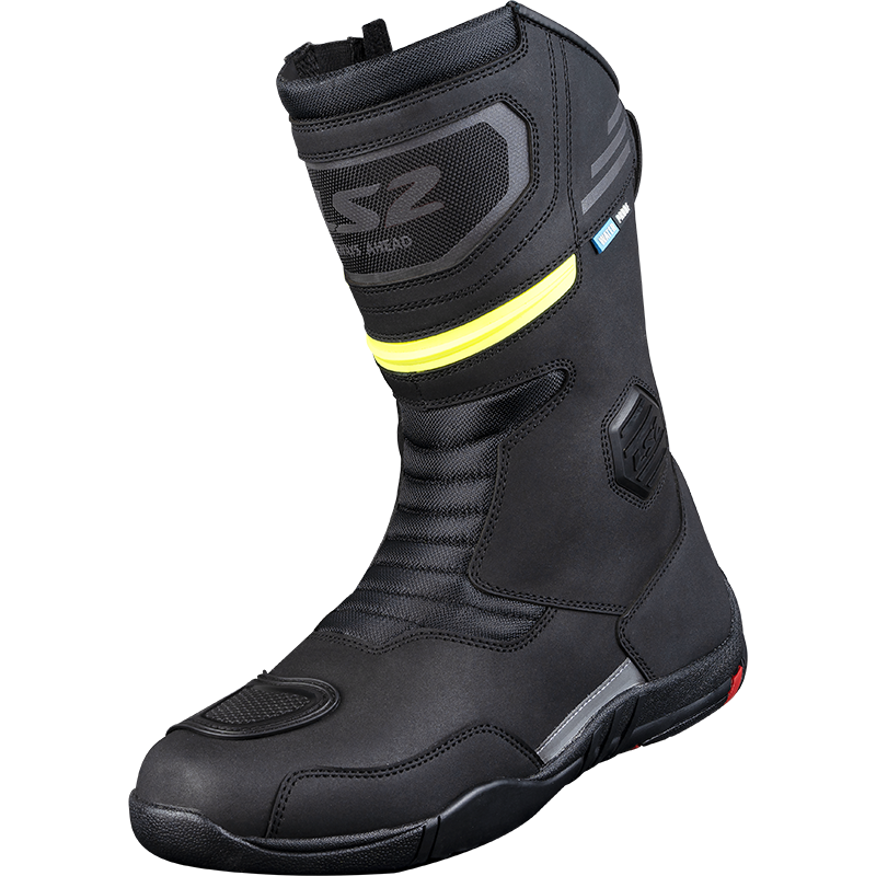 [71010T105437] LS2 GOBY LADY BOOTS WP BLACK H-V YELLOW (37)