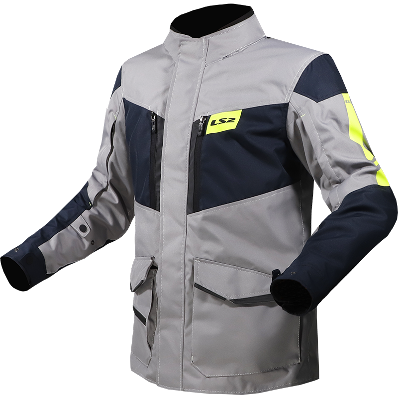 [64130W1107S] LS2 METROPOLIS EVO MAN JACKET TITANIUM YELLOW (S)
