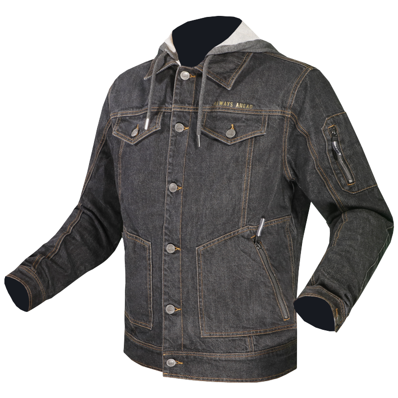 [64170C0112S] LS2 OAKY MAN JACKET BLACK (S)