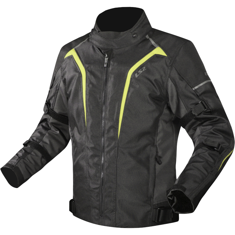 [64190W0154S] LS2 SEPANG MAN JACKET BLACK GREY H-V YELLOW (S)