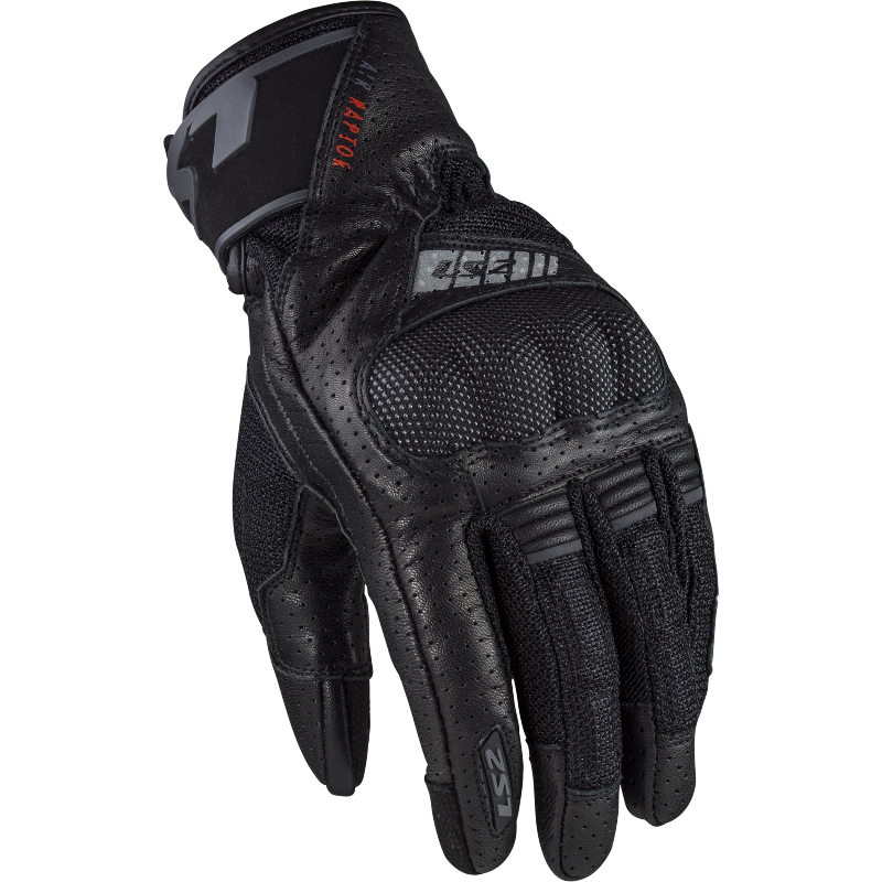 [70190F0112S] LS2 AIR RAPTOR MAN GLOVES BLACK (S)