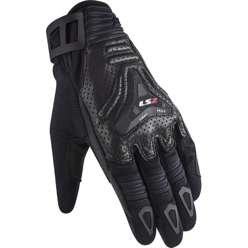 [70120F0112S] LS2 ALL TERRAIN MAN GLOVES BLACK (S)