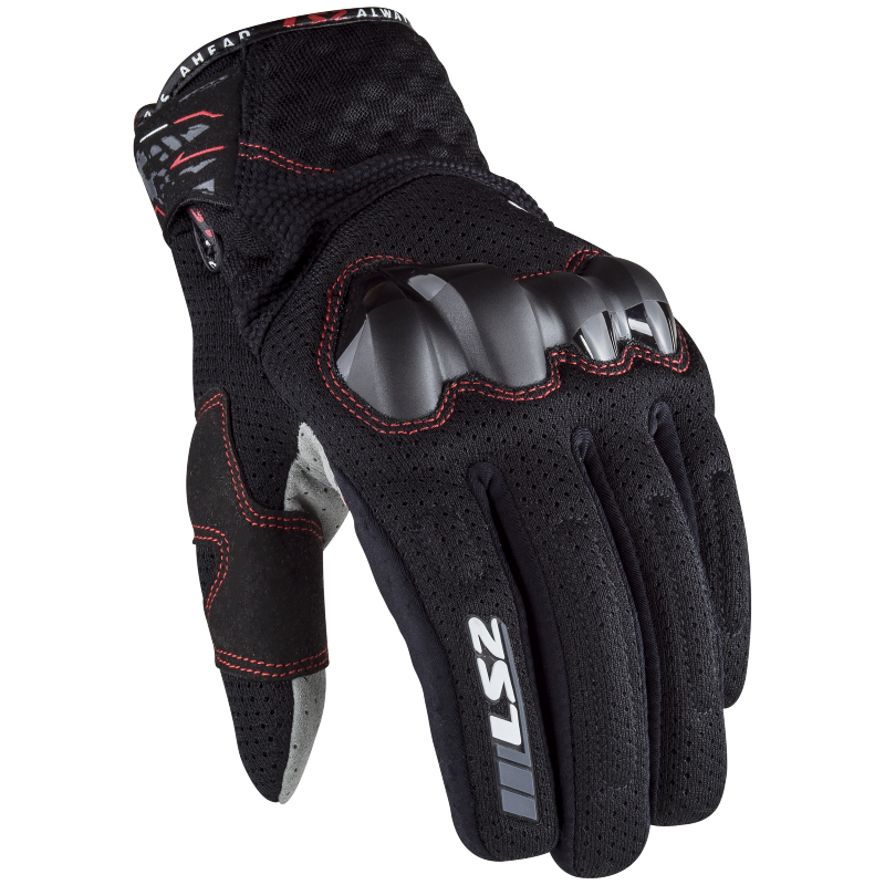 [70180S0112S] LS2 CHAKI MAN GLOVES BLACK (S)