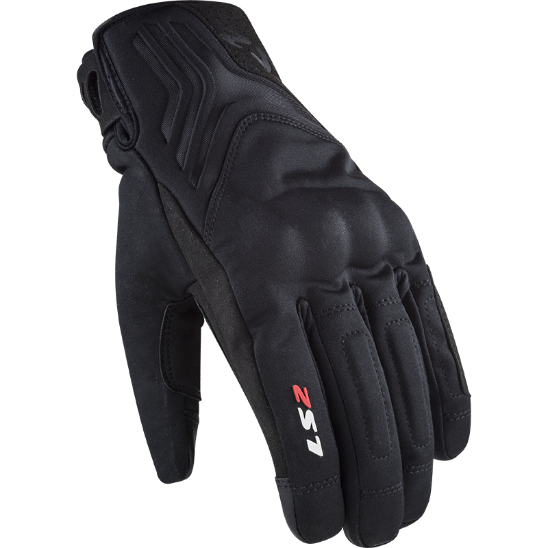 [70021W0112S] LS2 JET 2 MAN GLOVES BLACK (S)