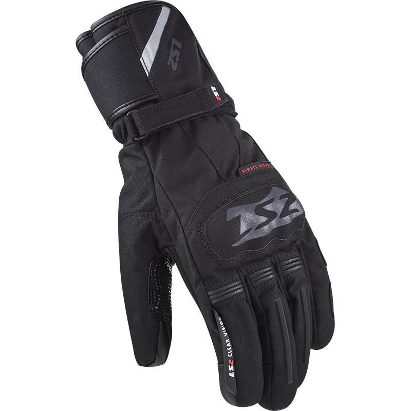 [70100W0112S] LS2 SNOW MAN GLOVES BLACK (S)