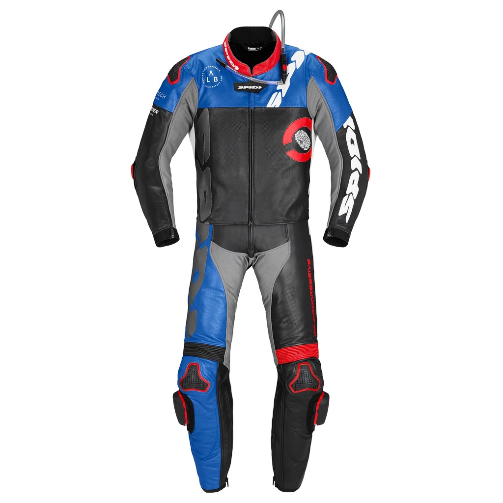 [Y162-238-46] Spidi DP-PROGRESSIVE TOURING Black/Red/Blue (46, 46)