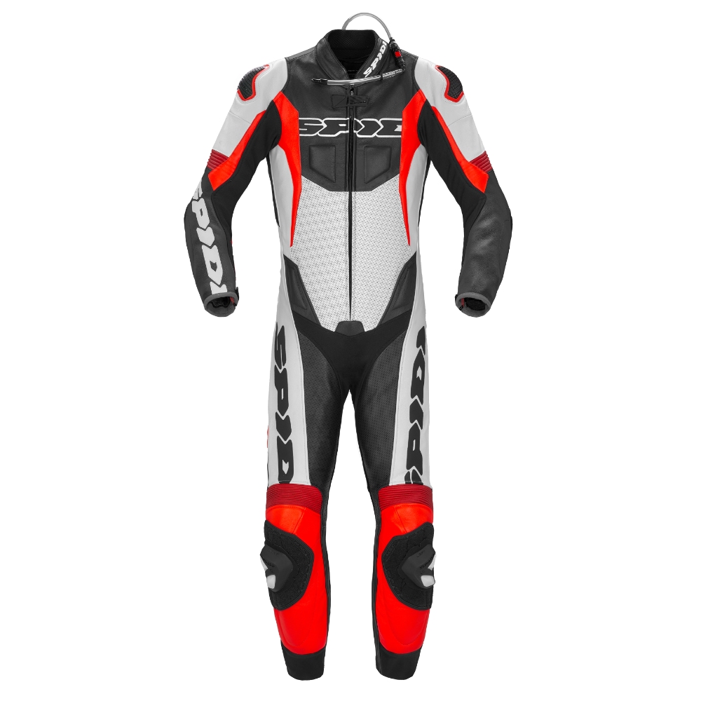 [Y150-021-46] Spidi Sport Warrior Perforated Pro Black/Red (46, 46)