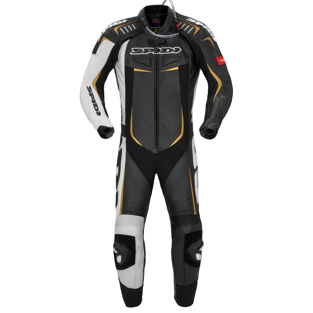 [Y120-526-46] Spidi Track Wind Pro Suit Black/Gold (46, 46)