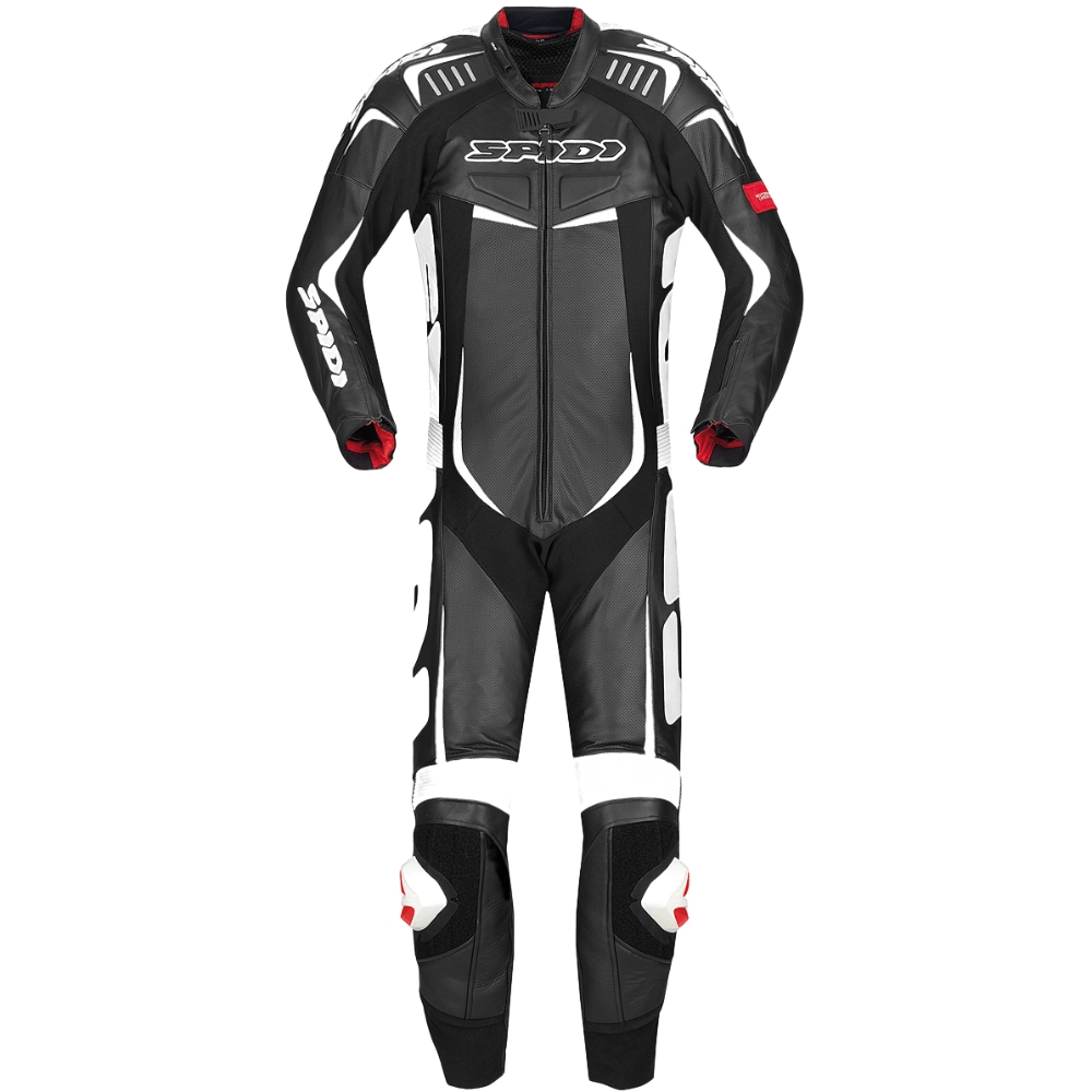 [Y120-011-46] Spidi Track Wind Pro Suit Black/White (46, 46)