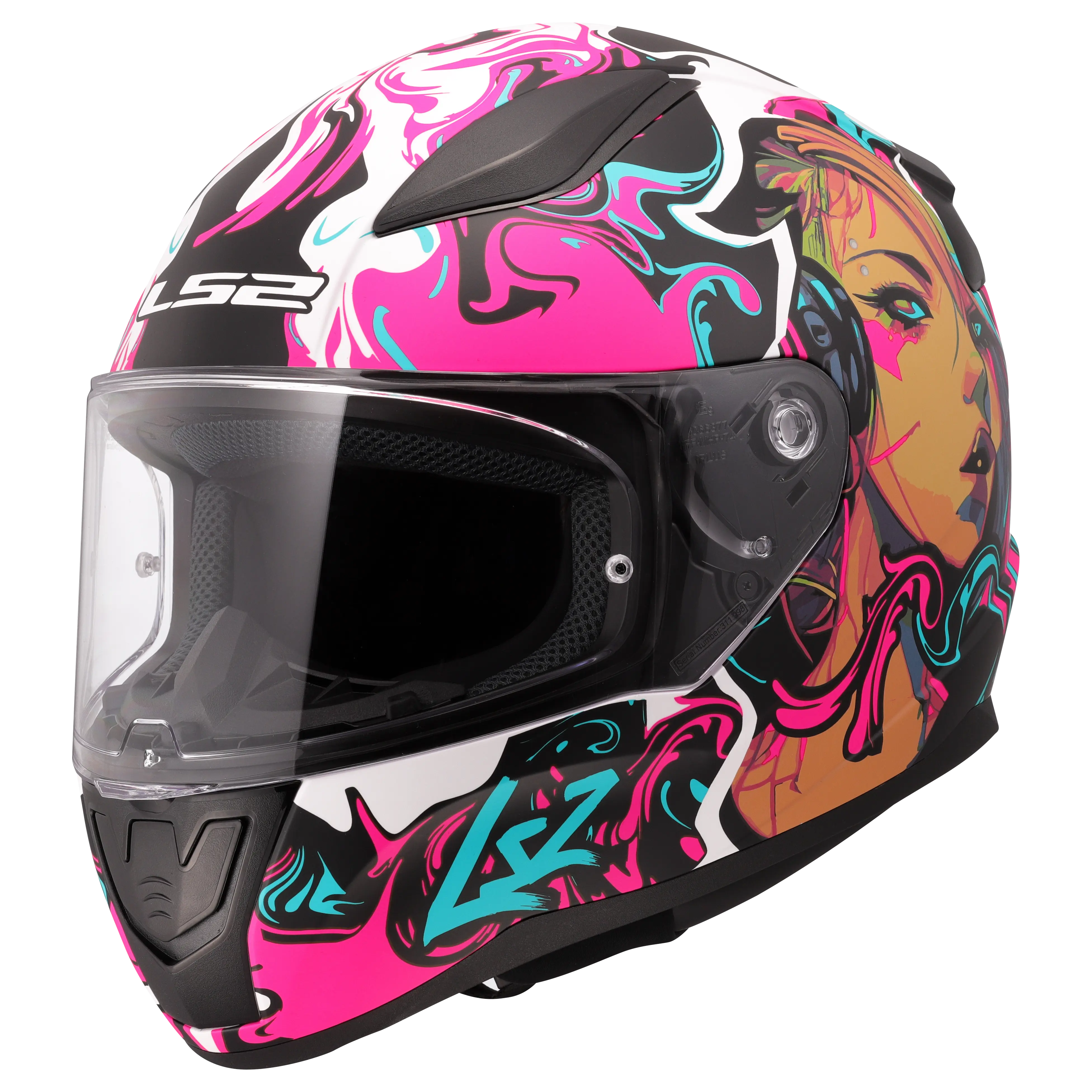 LS2 FF353 Rapid II Cyberg Purple Cyan-06 (XS, S)