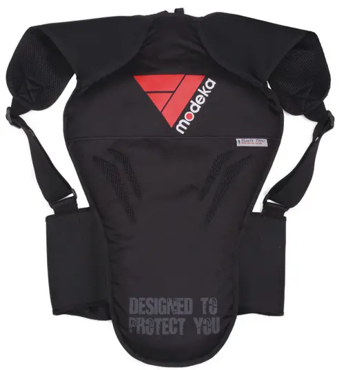 [069830 10 S] Modeka Back protector 6983 Black (S)