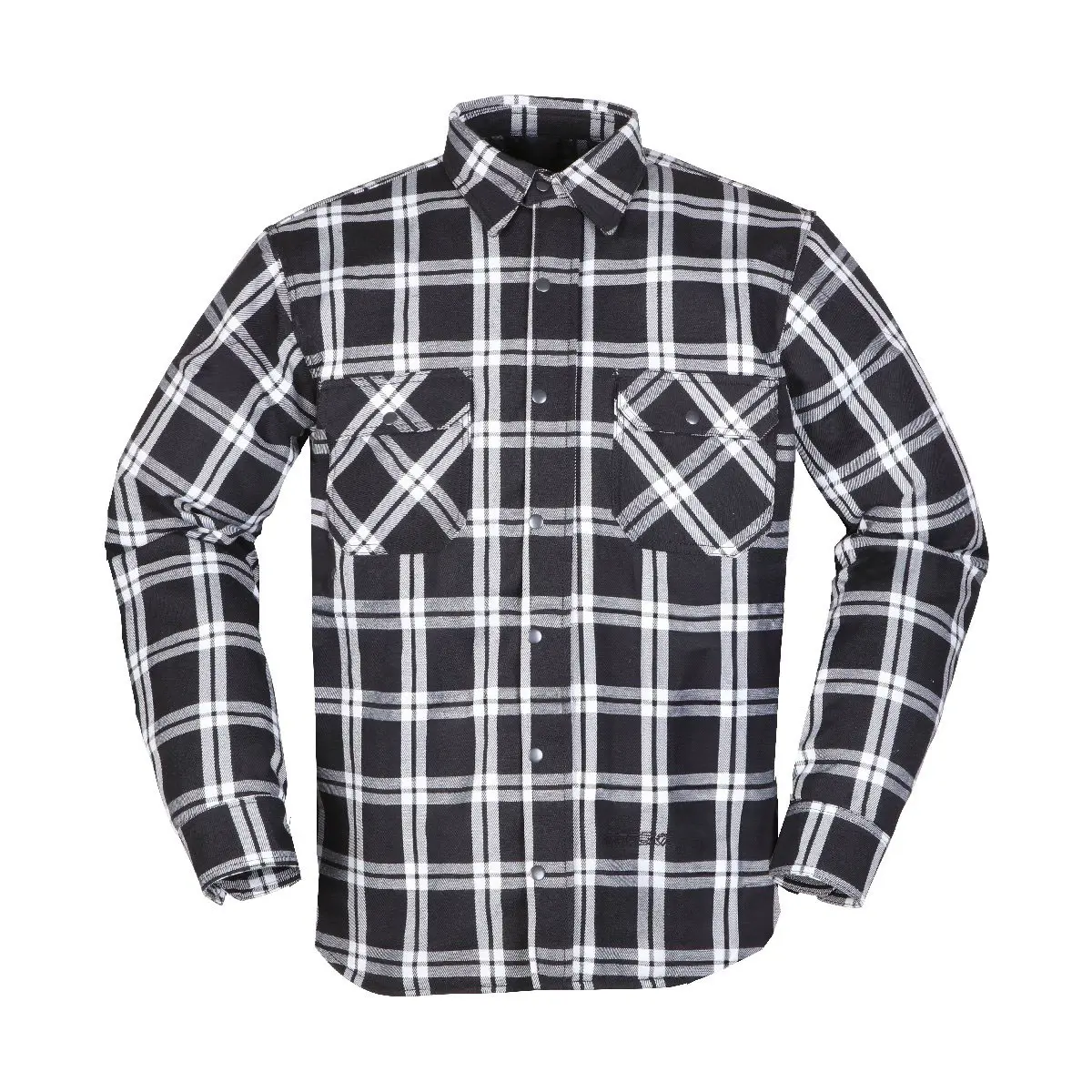 [086790 395 S] Modeka Colden shirt Black-And-White (S)