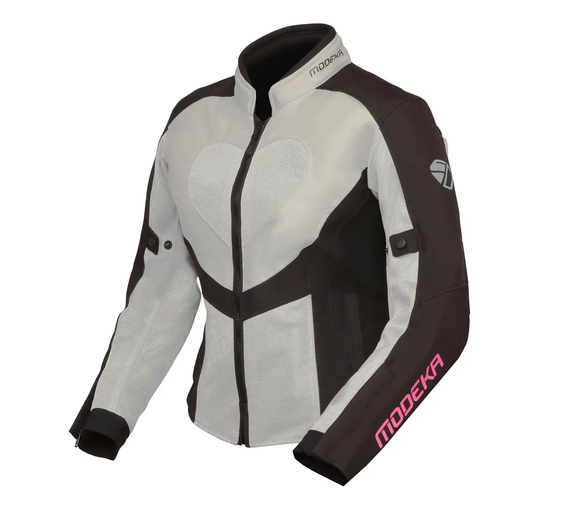 [084295 144 38] Modeka Emma Air Lady Jacket Light Gray/Black (38)
